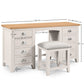 Richmond Twin Pedestal Dressing Table - Dimensions