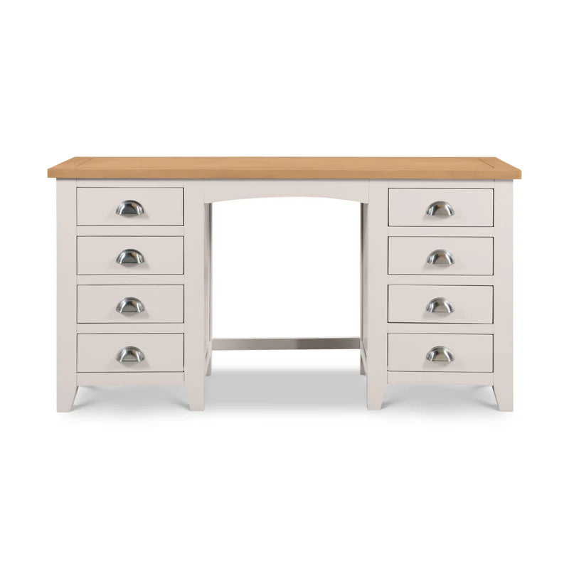 Richmond Twin Pedestal Dressing Table - Front view