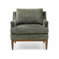Rihanna Armchair in Olive Chenille Fabric - Pendle Village Furniture