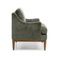 Rihanna Armchair in Olive Chenille Fabric - Pendle Village Furniture