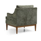 Rihanna Armchair in Olive Chenille Fabric - Pendle Village Furniture