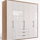 Wiemann Saka 225cm wardrobe with spacious storage compartments and drawers