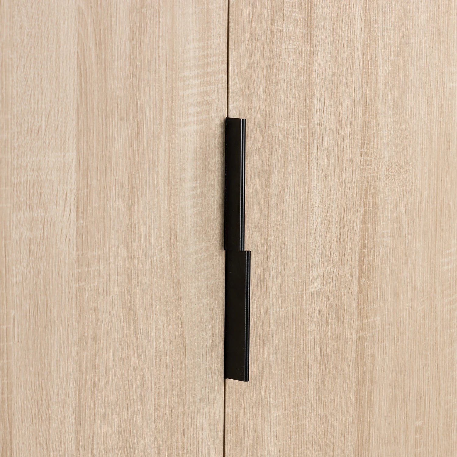 Door handles of Salford Natural Oak Finish Gents Wardrobe