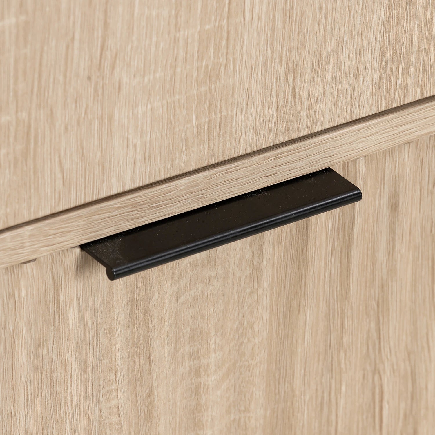 Drawer handle of Salford Natural Oak Finish Gents Wardrobe