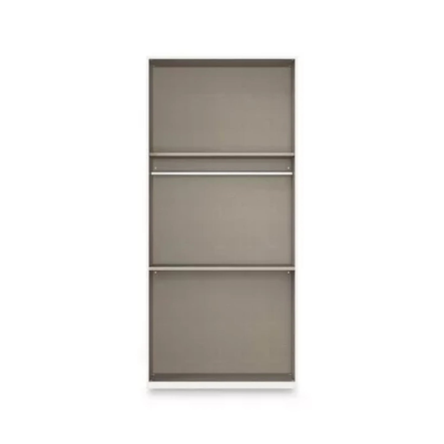 Rauch Haven 2 Door Combi Wardrobe with Mirror Doors and Décor Drawers - Internal Compartments