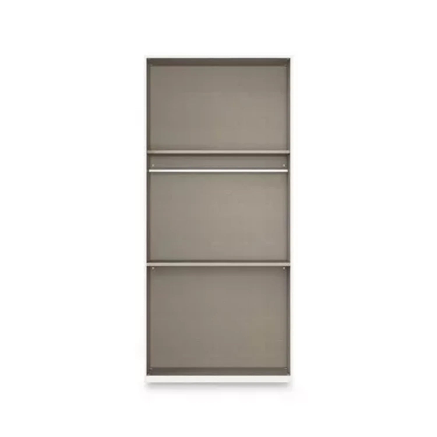 Rauch Haven 2 Door Combi Wardrobe with Mirror Doors and Décor Drawers - Internal Compartments