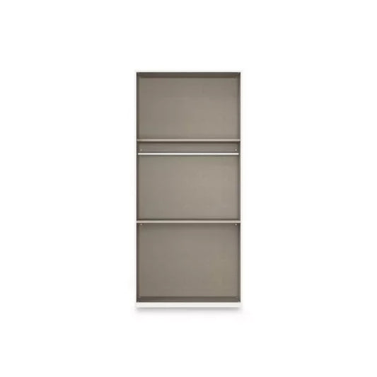 Rauch Haven 2 Door Combi Wardrobe with Glass Doors - Internal Compartments