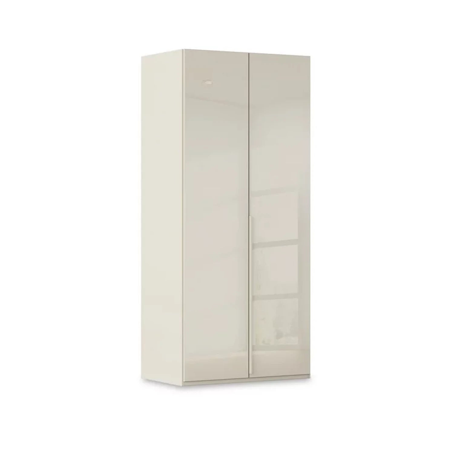 Rauch Heaven 2 Door Hinged Wardrobe with Glass Doors in Champagne