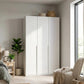 Rauch Heaven 151cm 3 Door Hinged Wardrobe with Décor Doors