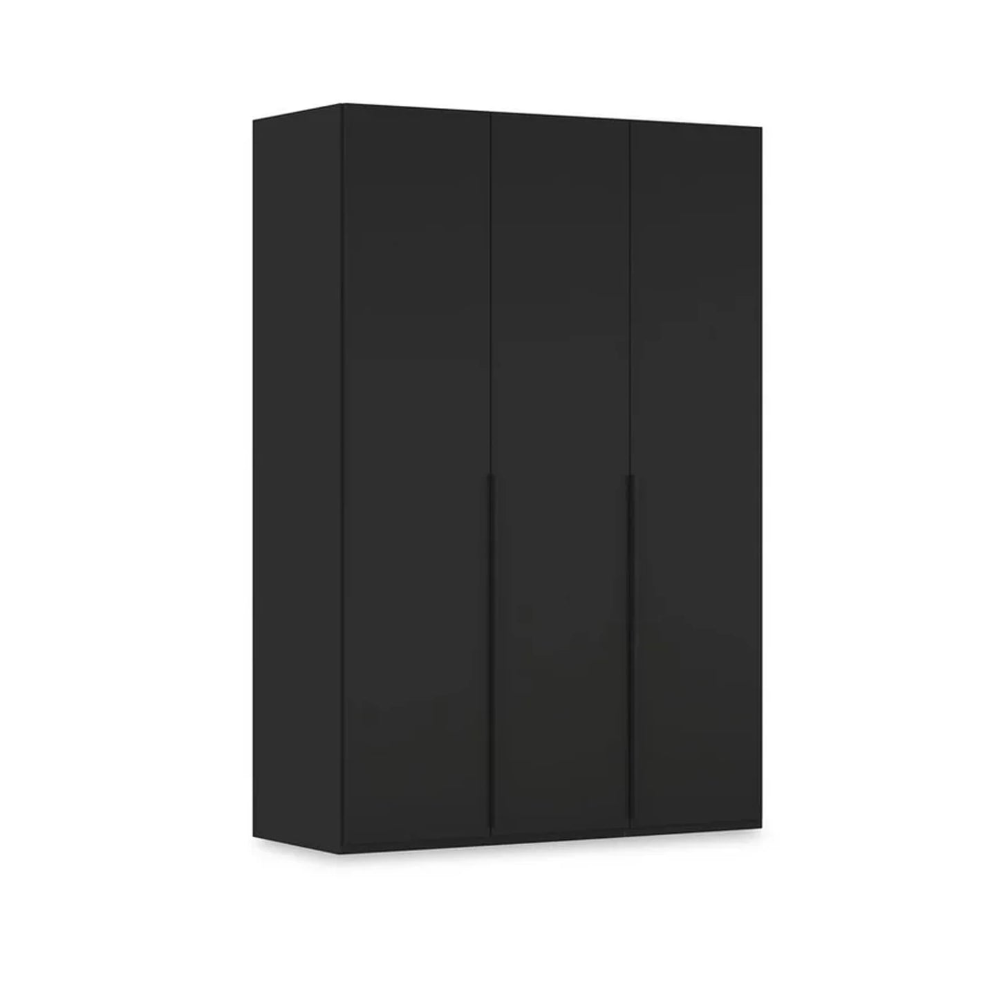 Rauch Heaven 3 Door Hinged Wardrobe with Décor Doors in Black