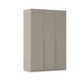Rauch Heaven 3 Door Hinged Wardrobe with Décor Doors in Fango