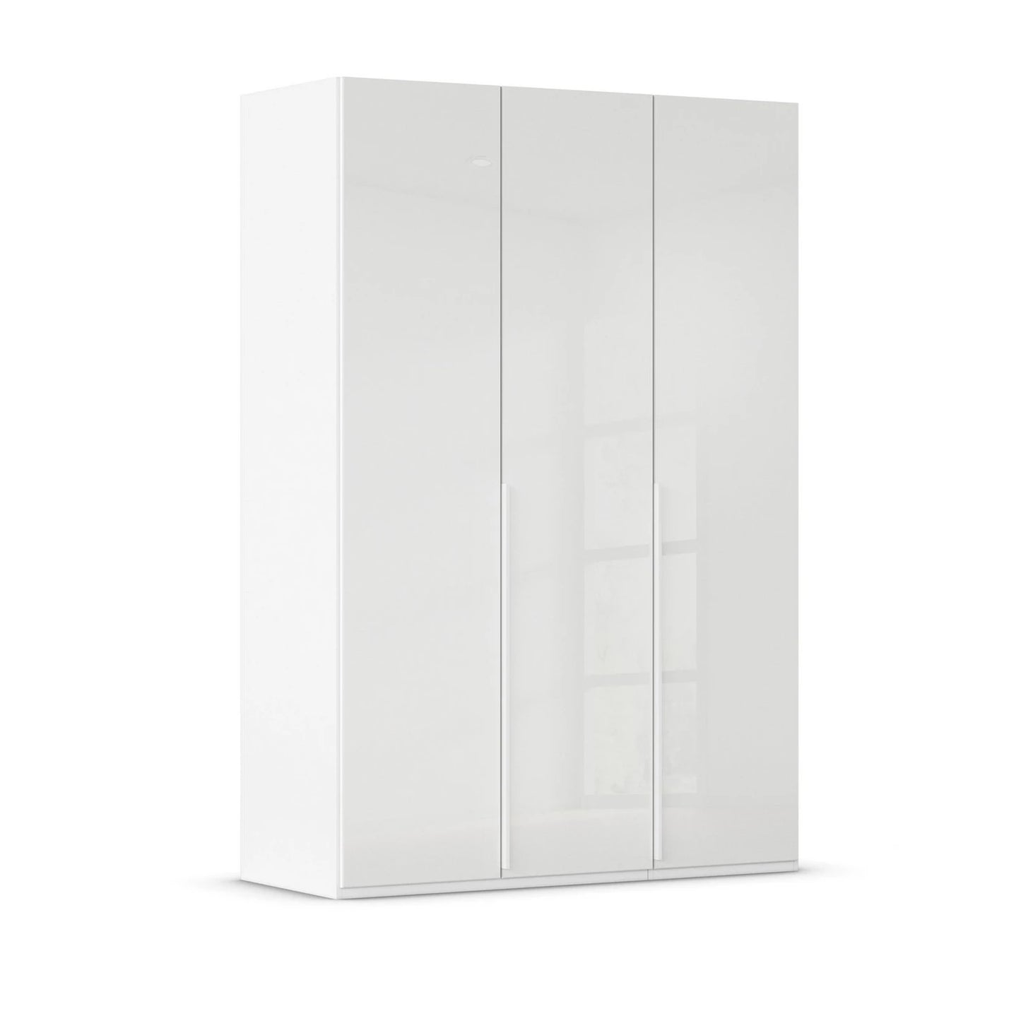 Rauch Haven 3 Door Hinged Wardrobe with Glass Doors in White