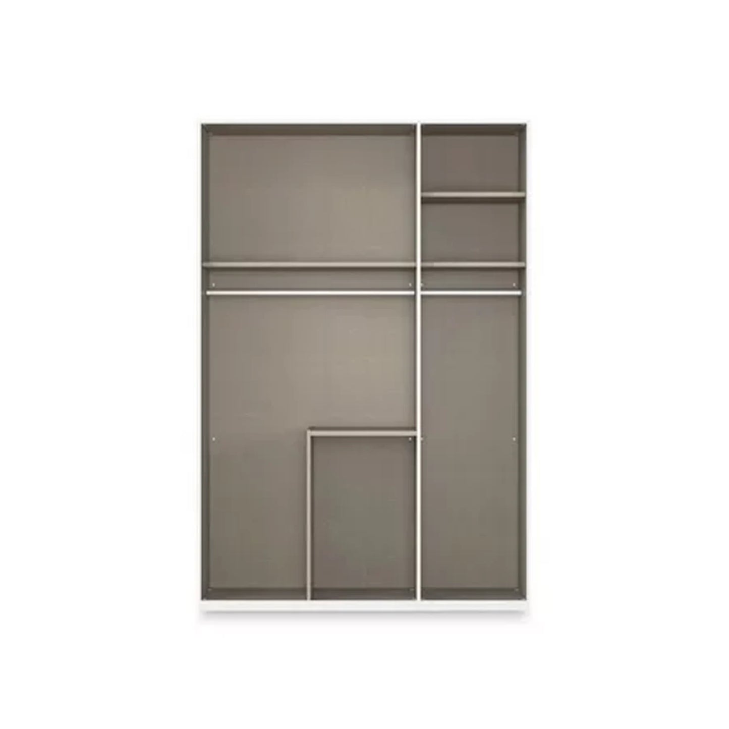 Rauch Haven 3 Door Combi Wardrobe with Décor Doors - Internal Compartments