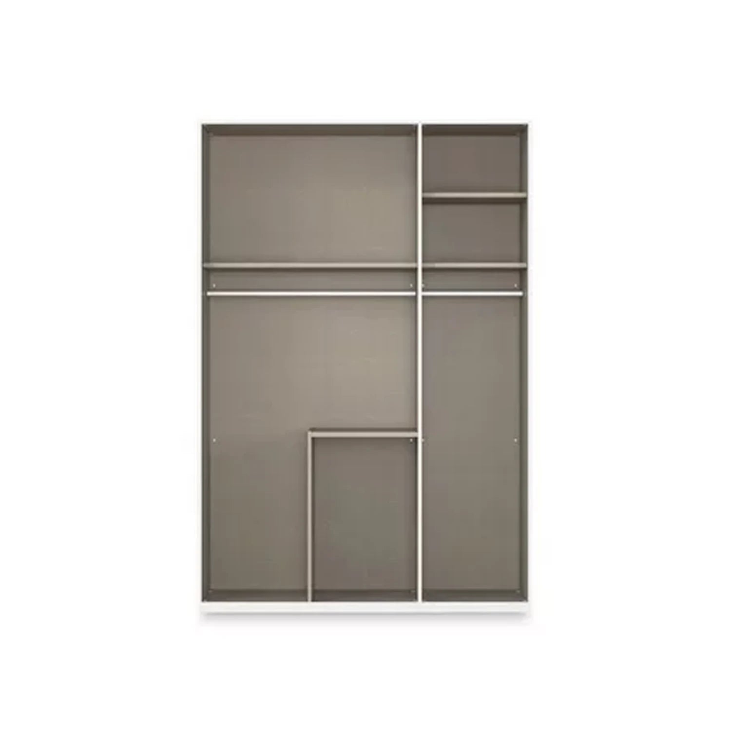 Rauch Haven 3 Door Combi Wardrobe with Décor Doors - Internal Compartments