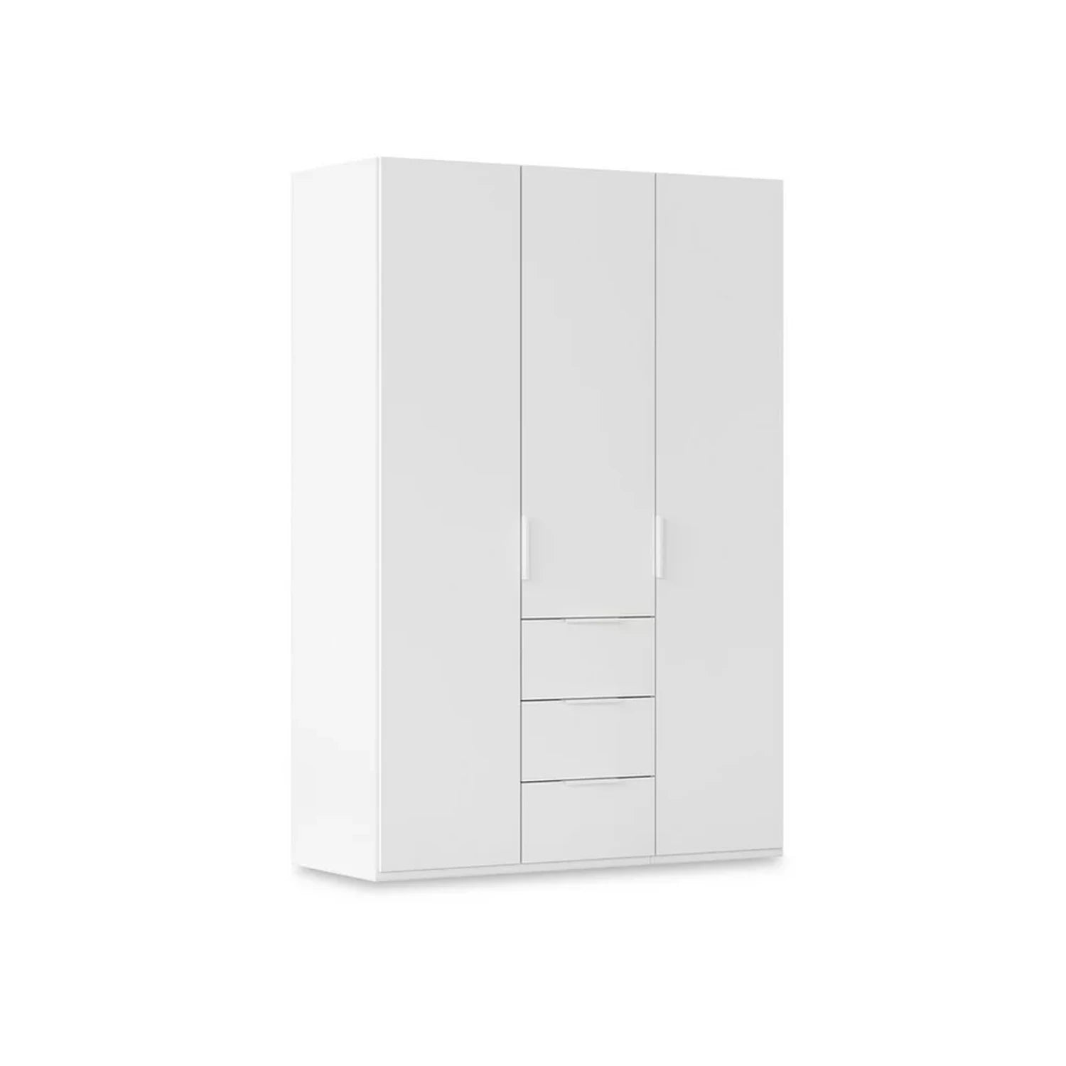 Rauch Haven 3 Door Combi Wardrobe with Décor Doors in White