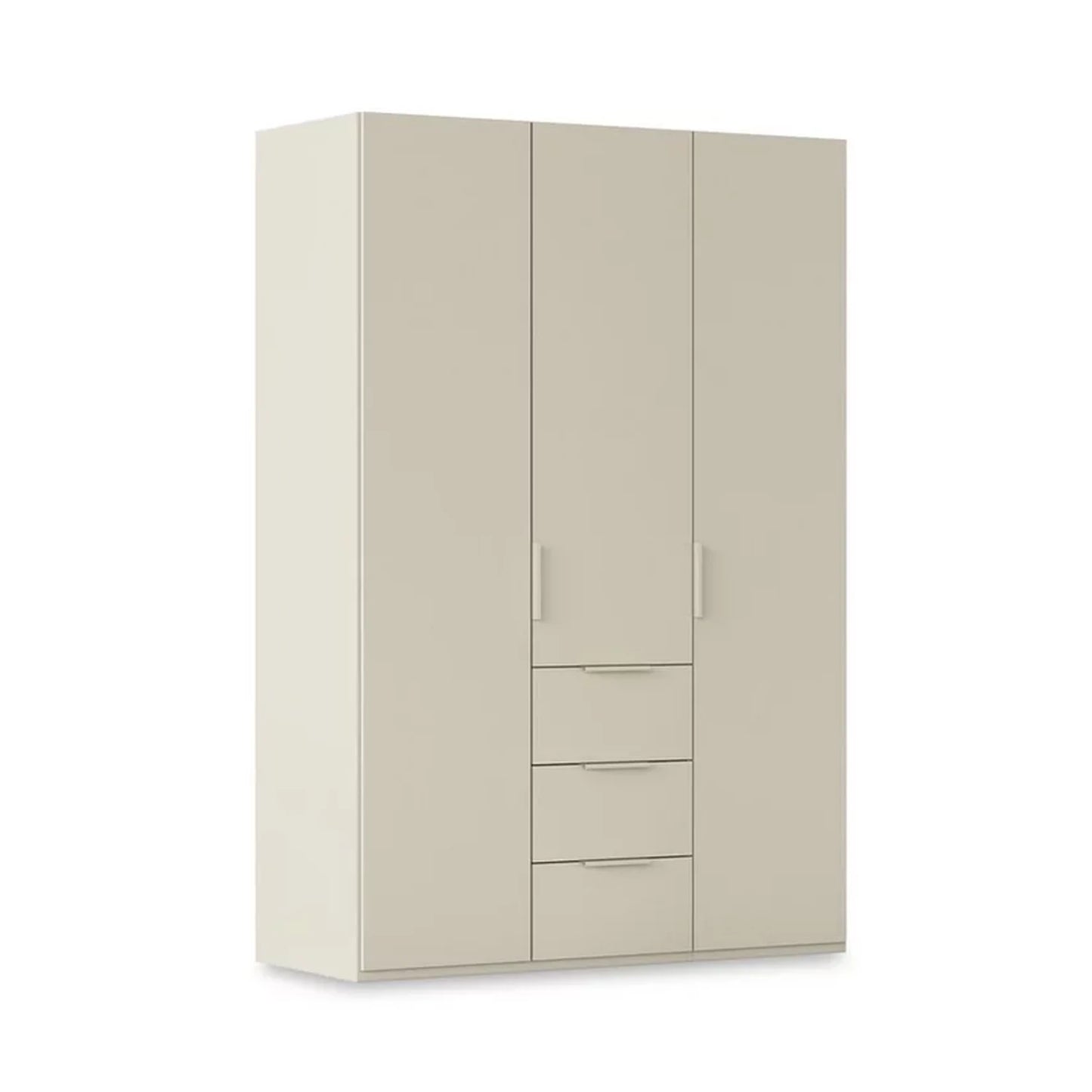 Rauch Haven 3 Door Combi Wardrobe with Décor Doors in Champagne