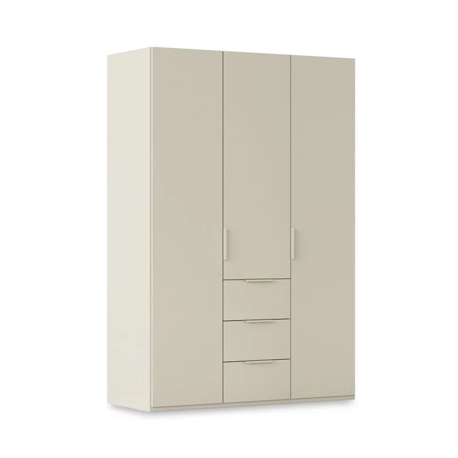 Rauch Haven 3 Door Combi Wardrobe with Décor Doors in Champagne