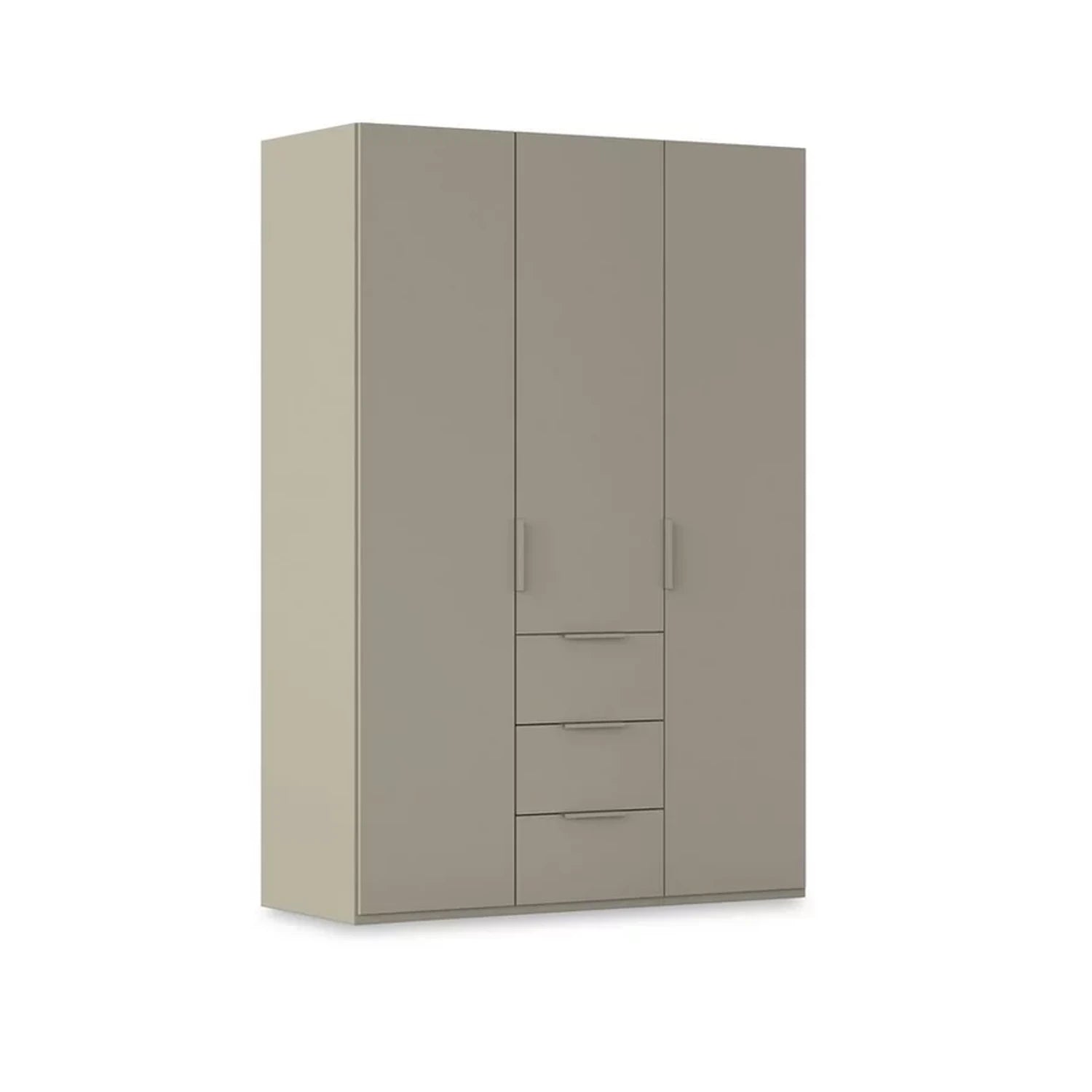 Rauch Haven 3 Door Combi Wardrobe with Décor Doors in Fango