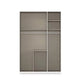 Rauch Haven 3 Door Combi Wardrobe with 2 Glass Doors and 1 Mirror Door - Internal Compartments