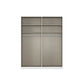 Rauch Haven 2 Door Slider Wardrobe with 1 Glass Door and 1 Mirror Door - Internal Compartment