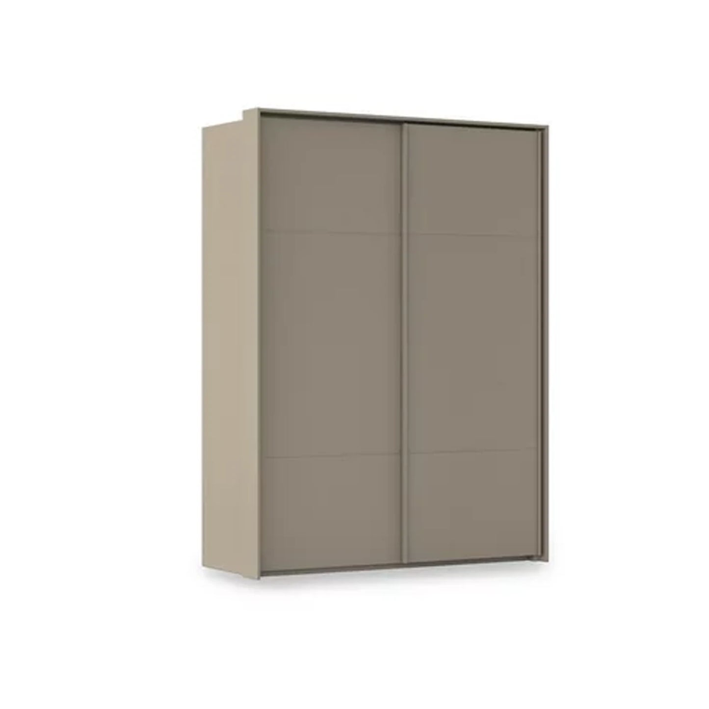 Rauch Haven 2 Door Slider Wardrobe with Décor Doors in Fango