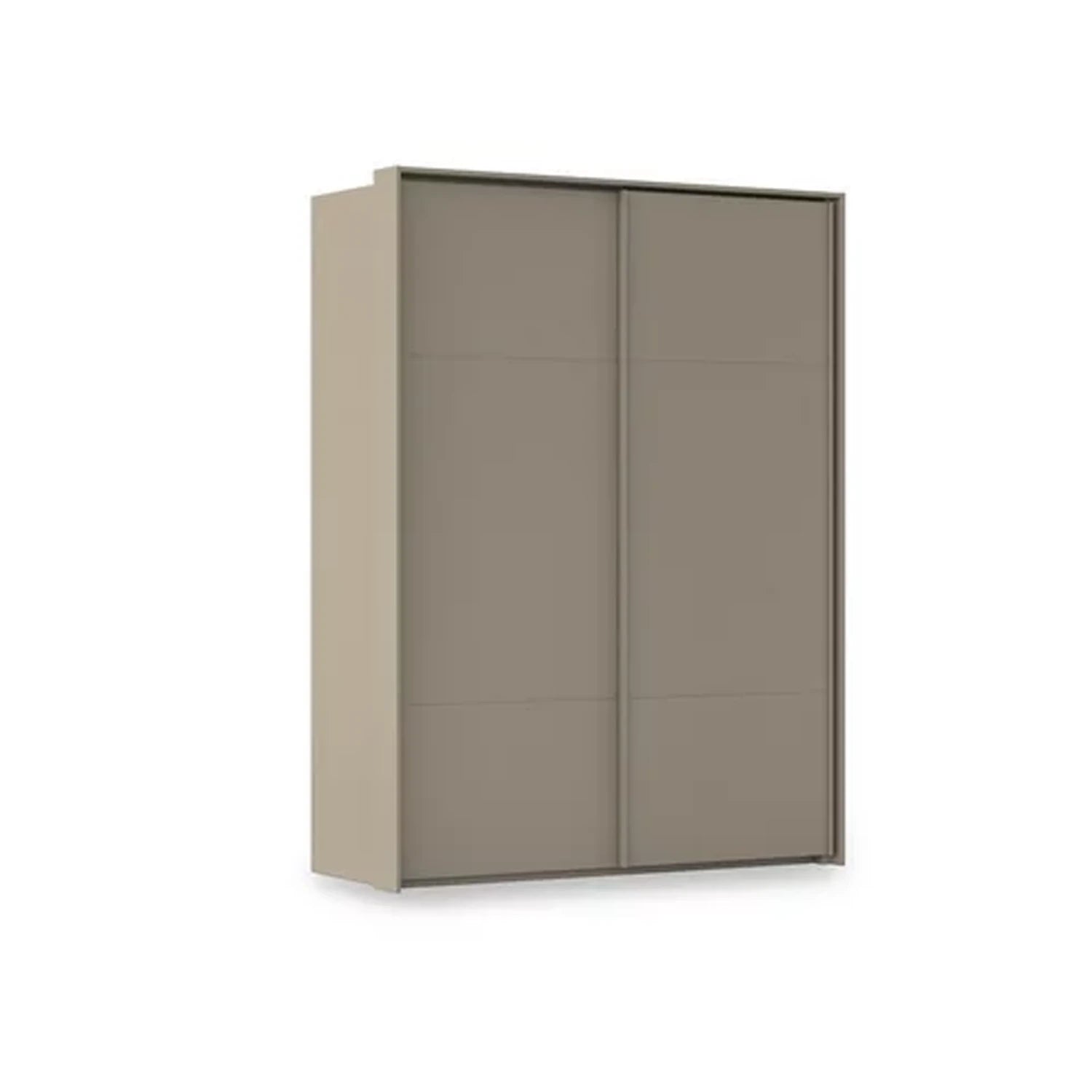 Rauch Haven 2 Door Slider Wardrobe with Décor Doors in Fango