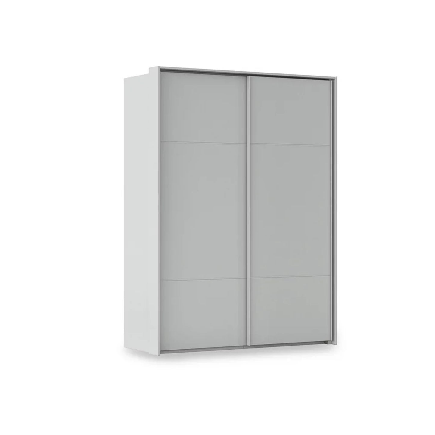 Rauch Haven 2 Door Slider Wardrobe with Décor Doors in Silk Grey