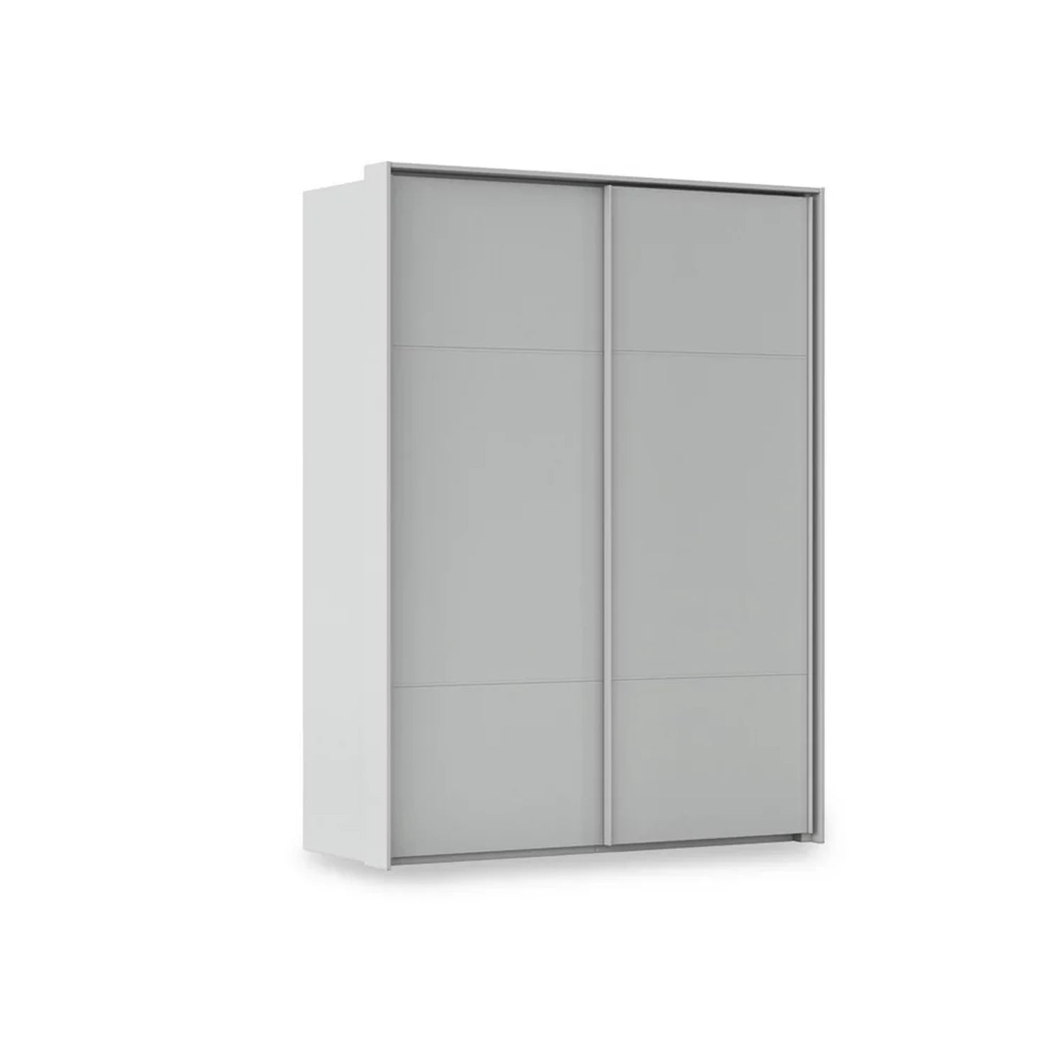 Rauch Haven 2 Door Slider Wardrobe with Décor Doors in Silk Grey