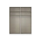 Rauch Haven 2 Door Slider Wardrobe with Glass Doors - Internal Compartment