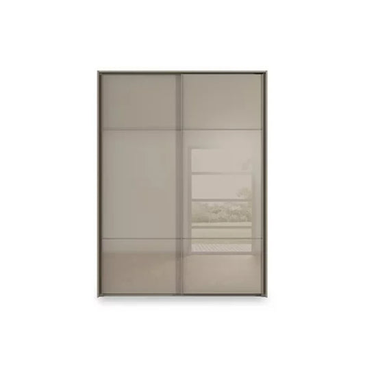 Rauch Haven 2 Door Slider Wardrobe with Glass Doors - Front view