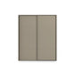 Rauch Haven 2 Door Slider Wardrobe with Décor Doors - Front view