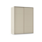 Rauch Haven 2 Door Slider Wardrobe with Décor Doors in Champagne