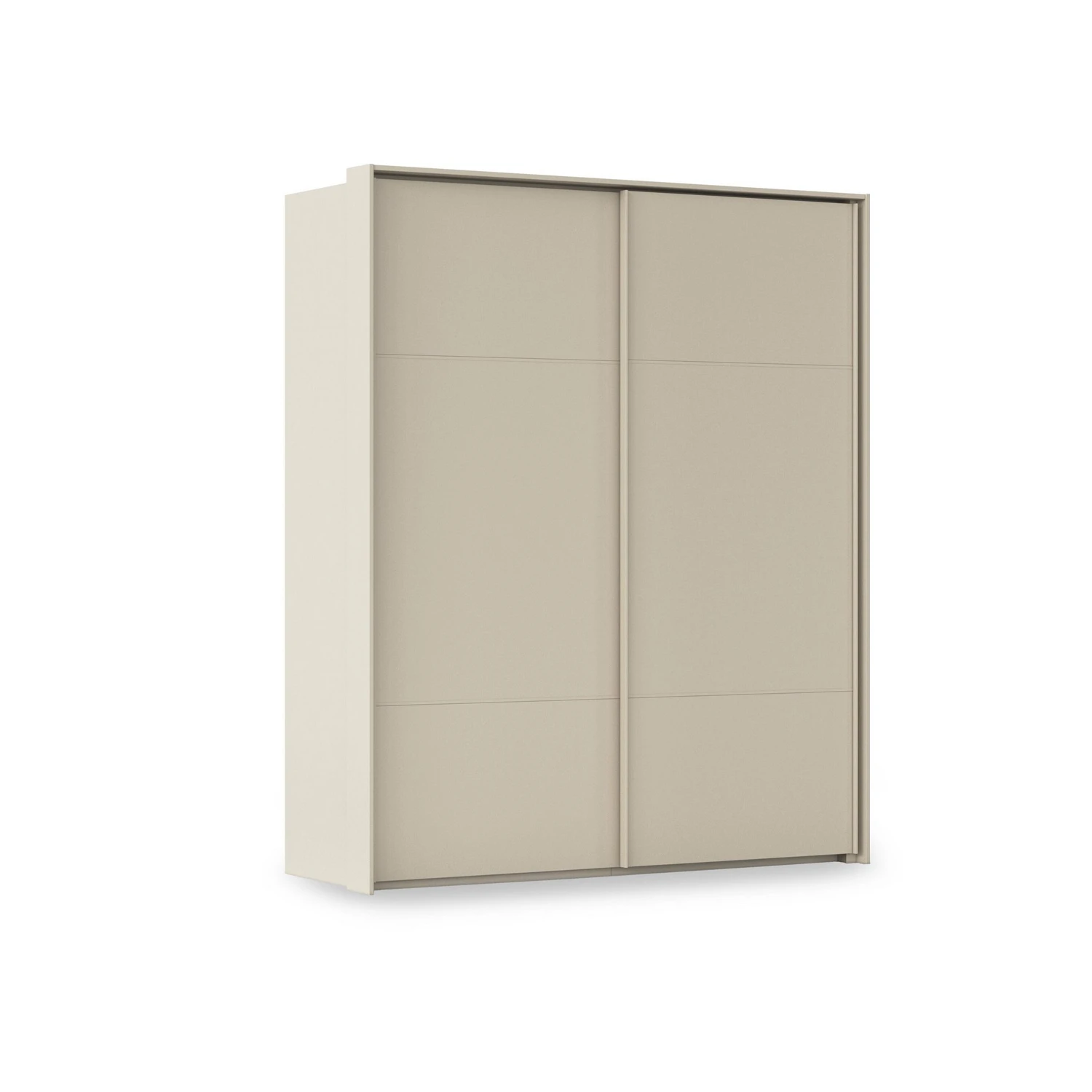 Rauch Haven 2 Door Slider Wardrobe with Décor Doors in Champagne