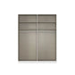Rauch Haven 2 Door Slider Wardrobe with 1 Décor Door and 1 Mirror Door - Internal Compartment
