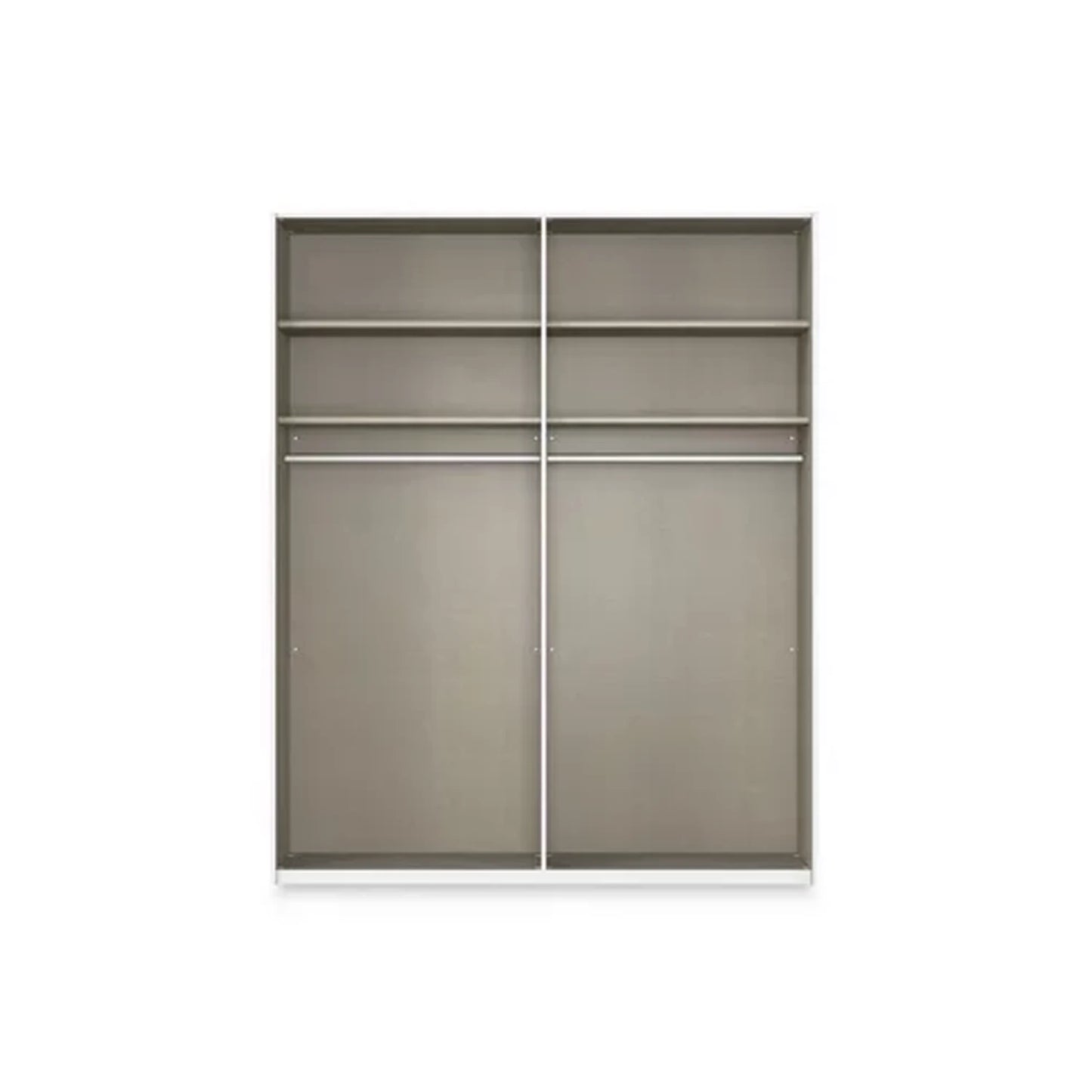 Rauch Haven 2 Door Slider Wardrobe with Décor Doors - Internal Compartment
