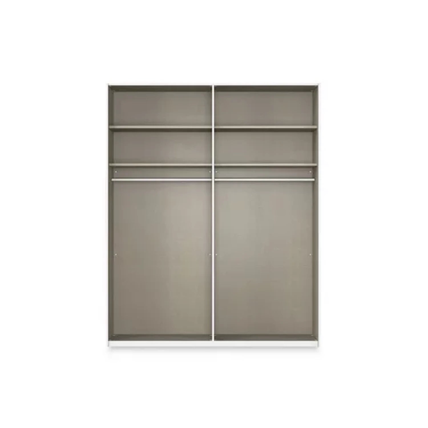 Rauch Haven 2 Door Slider Wardrobe with Décor Doors - Internal Compartment