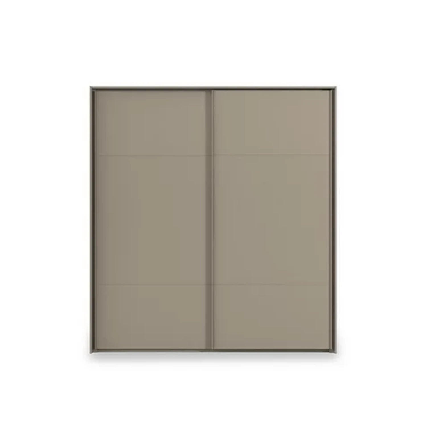 Rauch Haven 2 Door Slider Wardrobe with Décor Doors - Front view