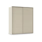 Rauch Haven 2 Door Slider Wardrobe with Décor Doors in Champagne