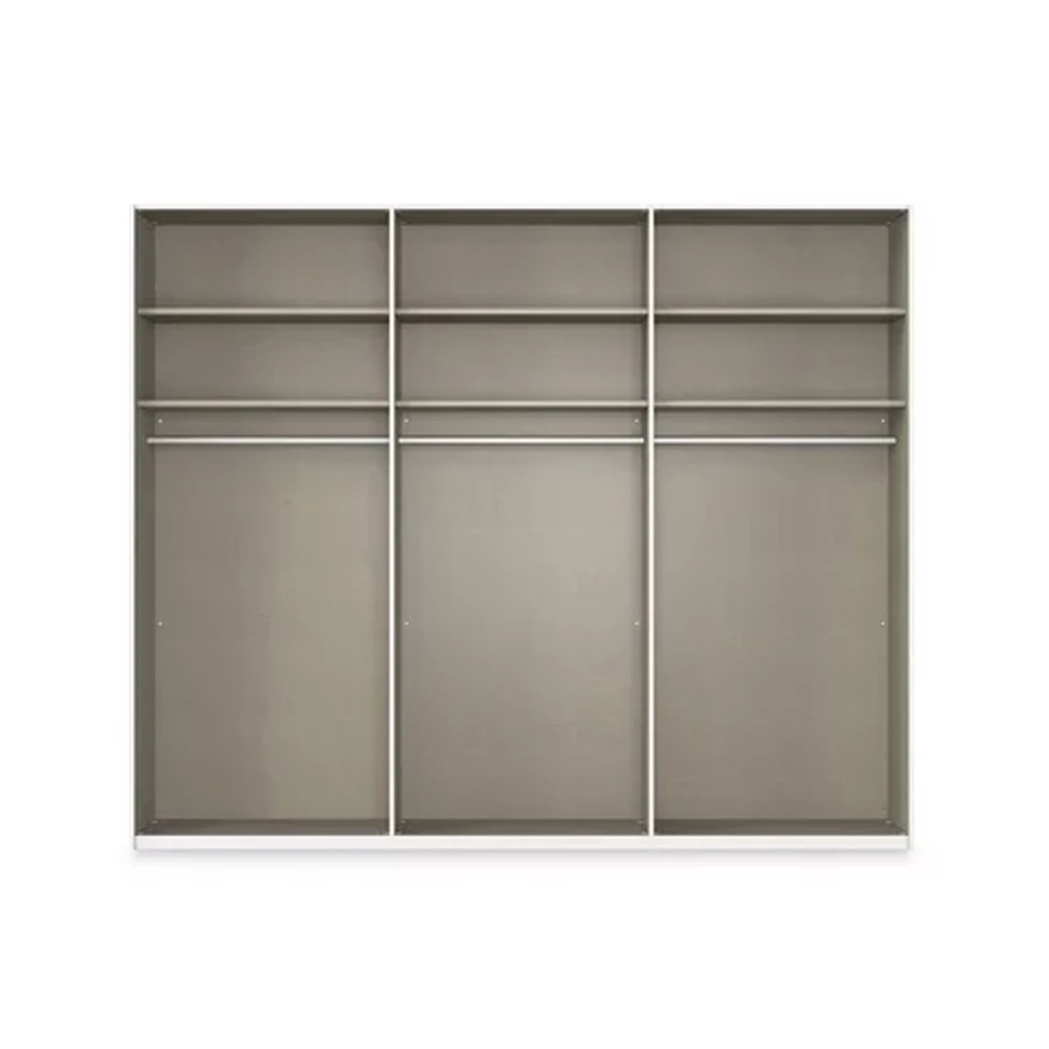 Rauch Haven 3 Door Slider Wardrobe with Glass Doors - Internal Compartment