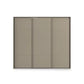 Rauch Heaven 3 Door Slider Wardrobe with Décor Doors - Front view