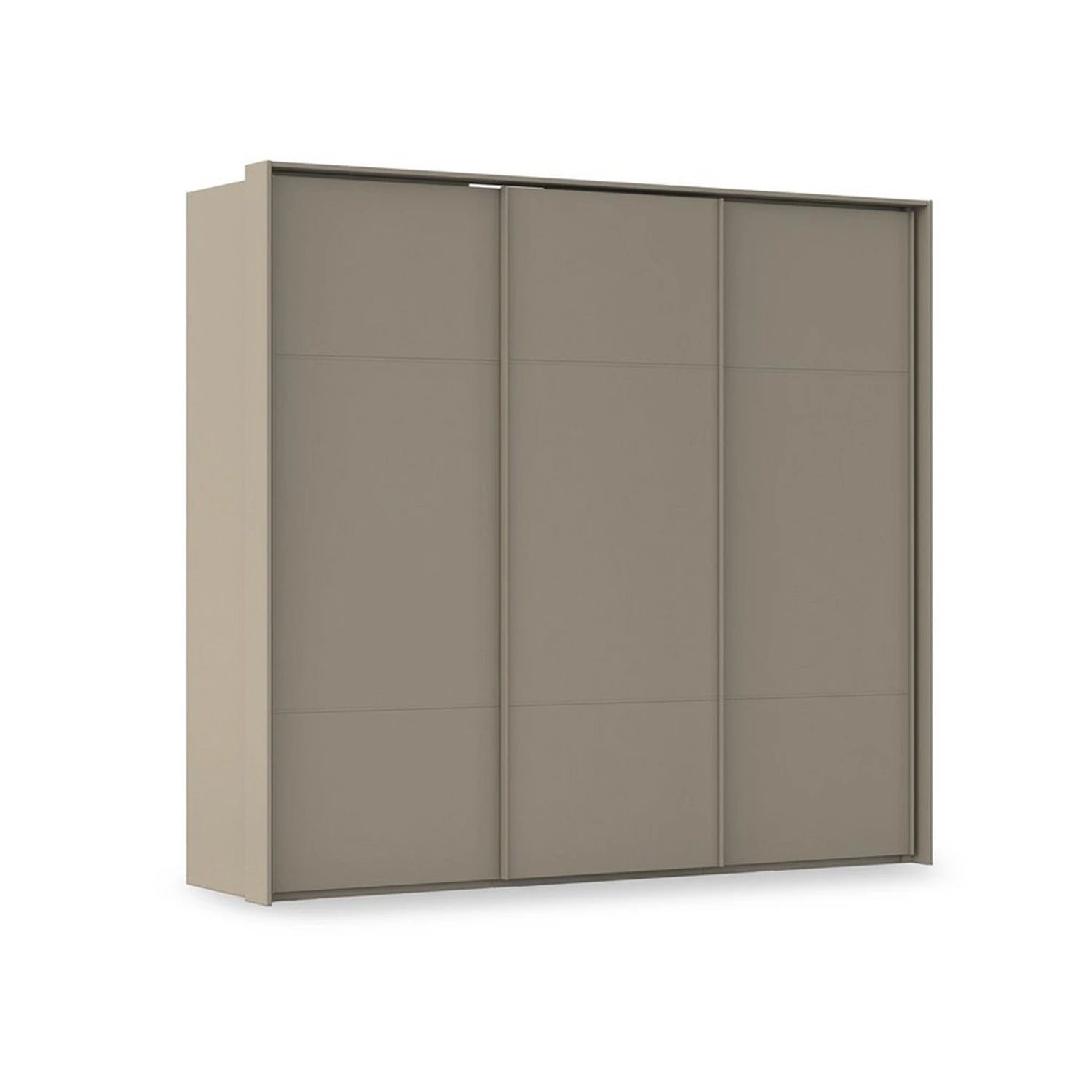 Rauch Heaven 3 Door Slider Wardrobe with Décor Doors in Fango