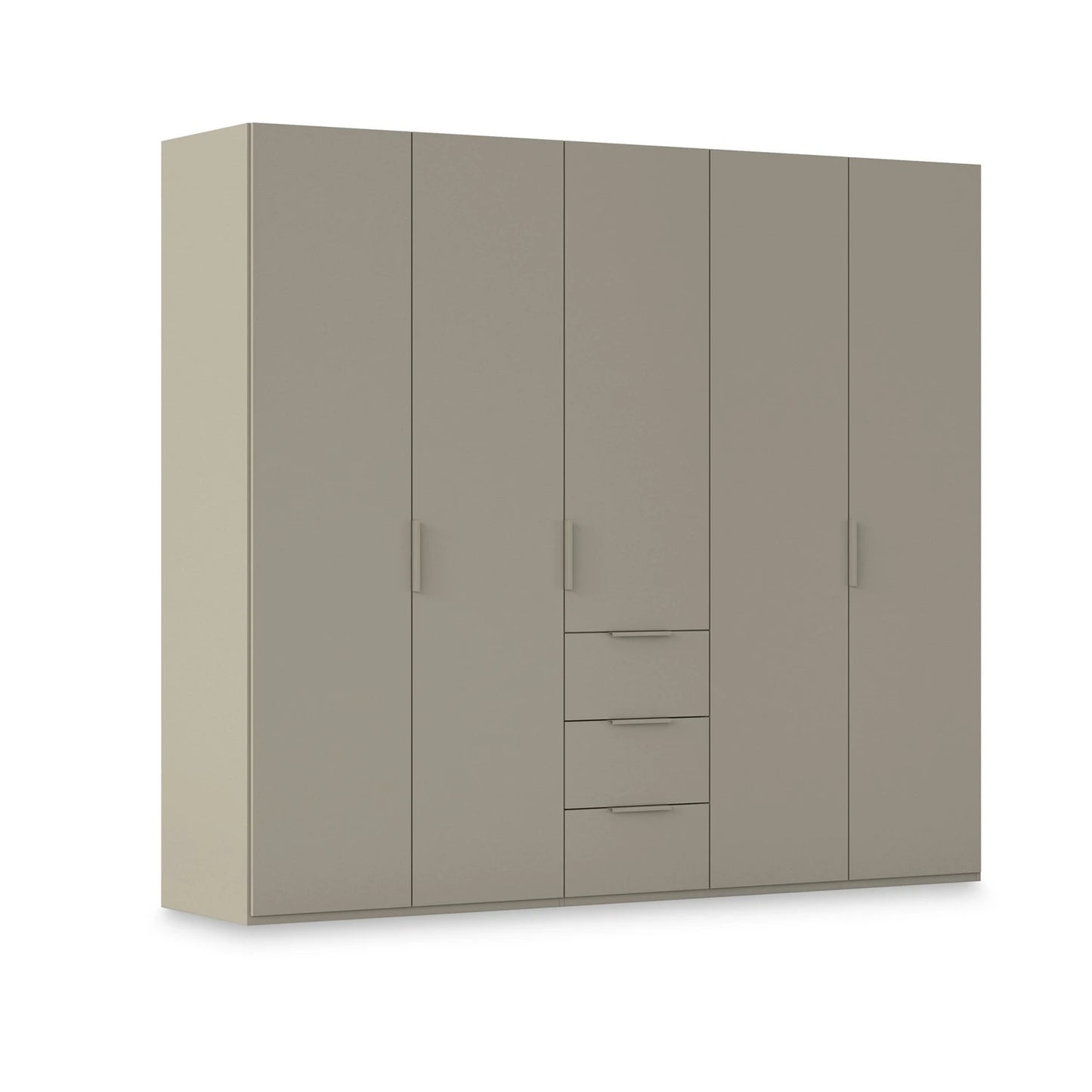 Rauch Haven 5 Door Combi Wardrobe with Décor Doors Fango