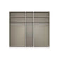Rauch Haven 5 Door Hinged Wardrobe with 2 Glass Doors and 3 Mirror Doors - Internal Compartment