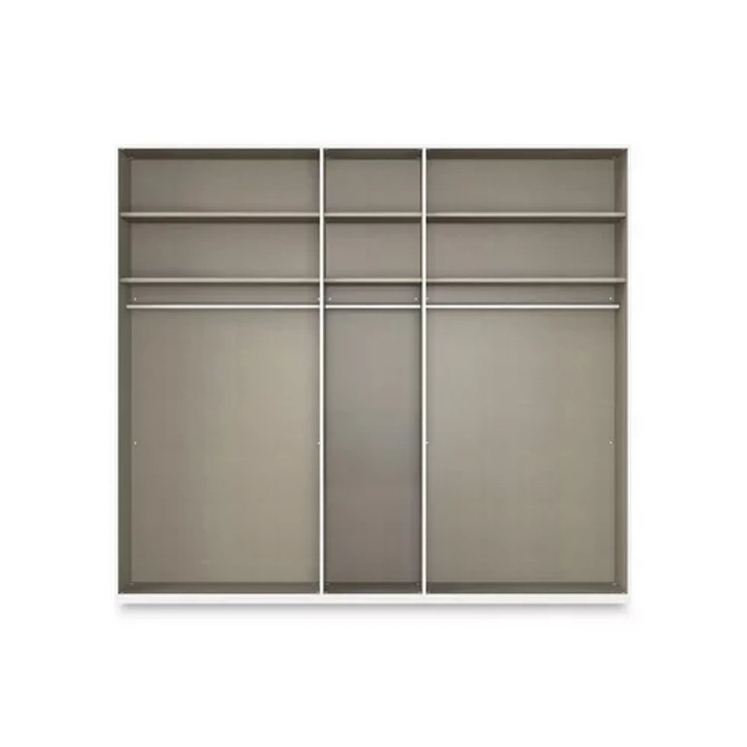 Rauch Haven 5 Door Hinged Wardrobe with Décor Doors - Internal Compartments