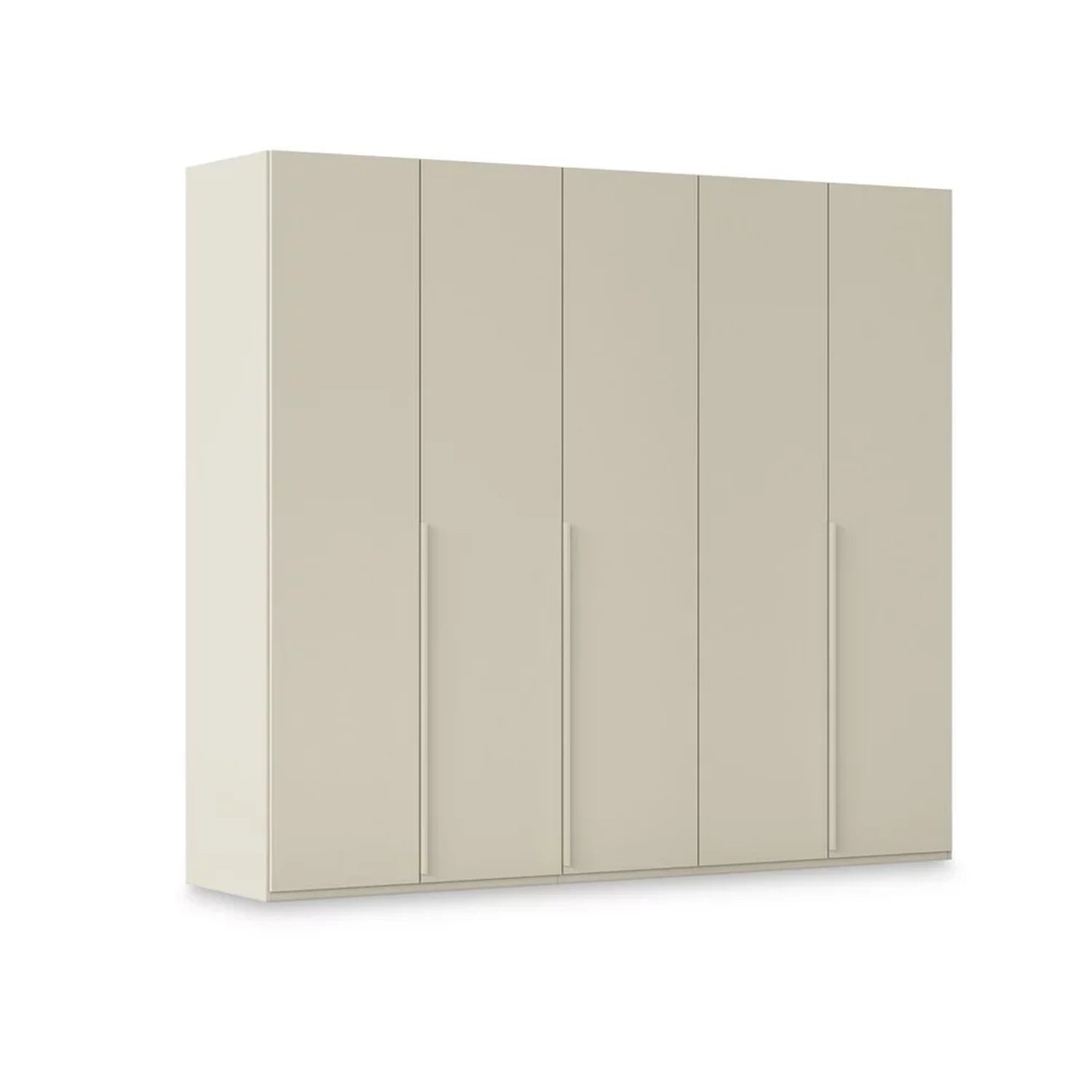 Rauch Haven 5 Door Hinged Wardrobe with Décor Doors in Champagne
