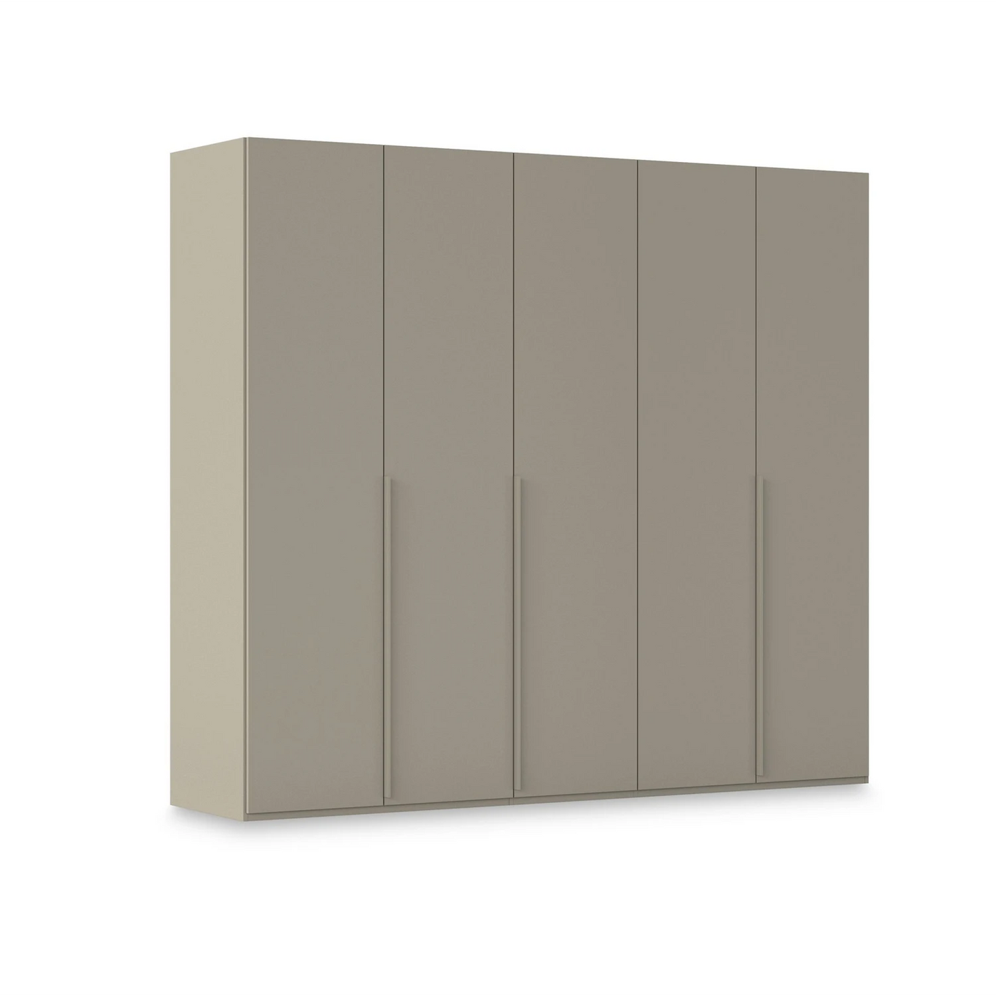 Rauch Haven 5 Door Hinged Wardrobe with Décor Doors in Fango