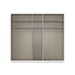 Rauch Haven 251cm 5 Door Hinged Wardrobe with Glass Doors - Internal Compartments