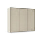 Rauch Haven 3 Door Slider Wardrobe with Décor Doors in Champagne