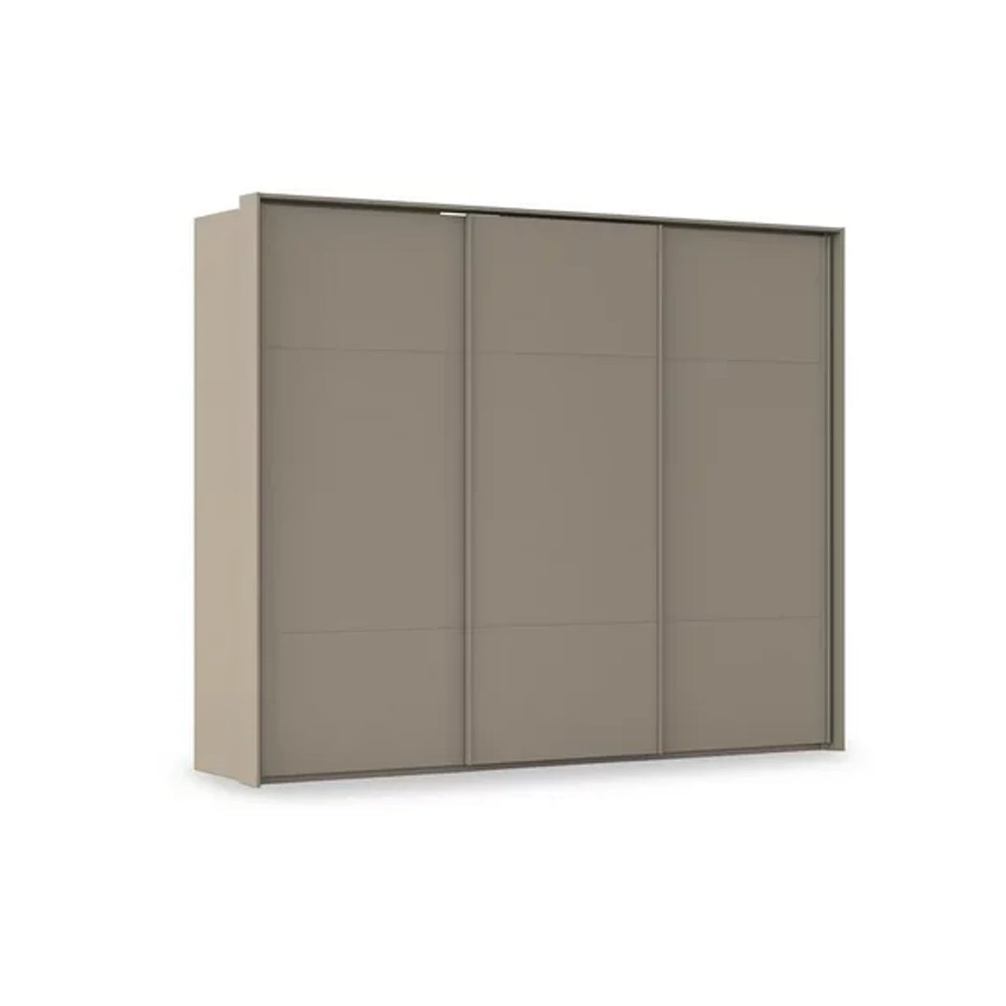 Rauch Haven 3 Door Slider Wardrobe with Décor Doors in Fango