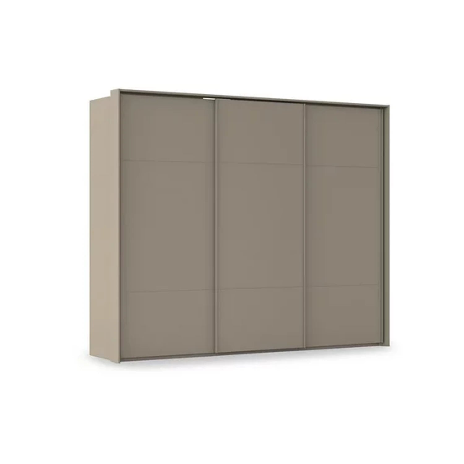 Rauch Haven 3 Door Slider Wardrobe with Décor Doors in Fango